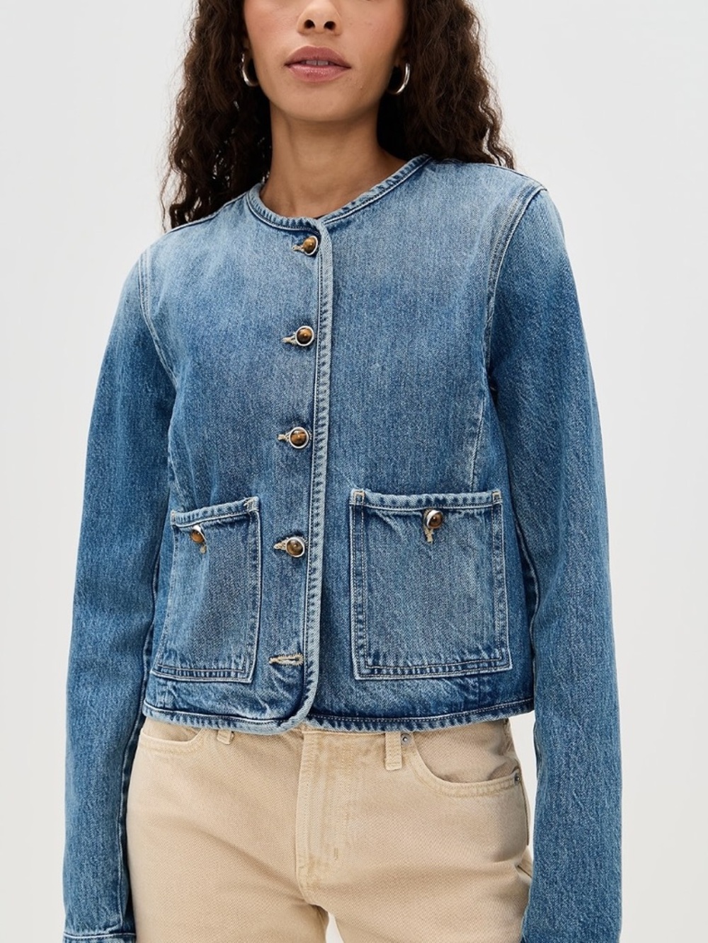 Veronica Beard Jean
Andrea Jacket with Novel Buttons - Picture 2 of 7